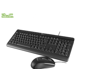 COMBO TECLADO Y MOUSE KLIPX KCK-251S WIRED USB