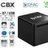 IMPRESORA TÉRMICA TICKETERA CBX POS-87 DE 80 MM / USB / ETHERNET / 230 MM X S / 1D / 2D / CON CORTADOR AUTOMÁTICO / COLOR NEGRO