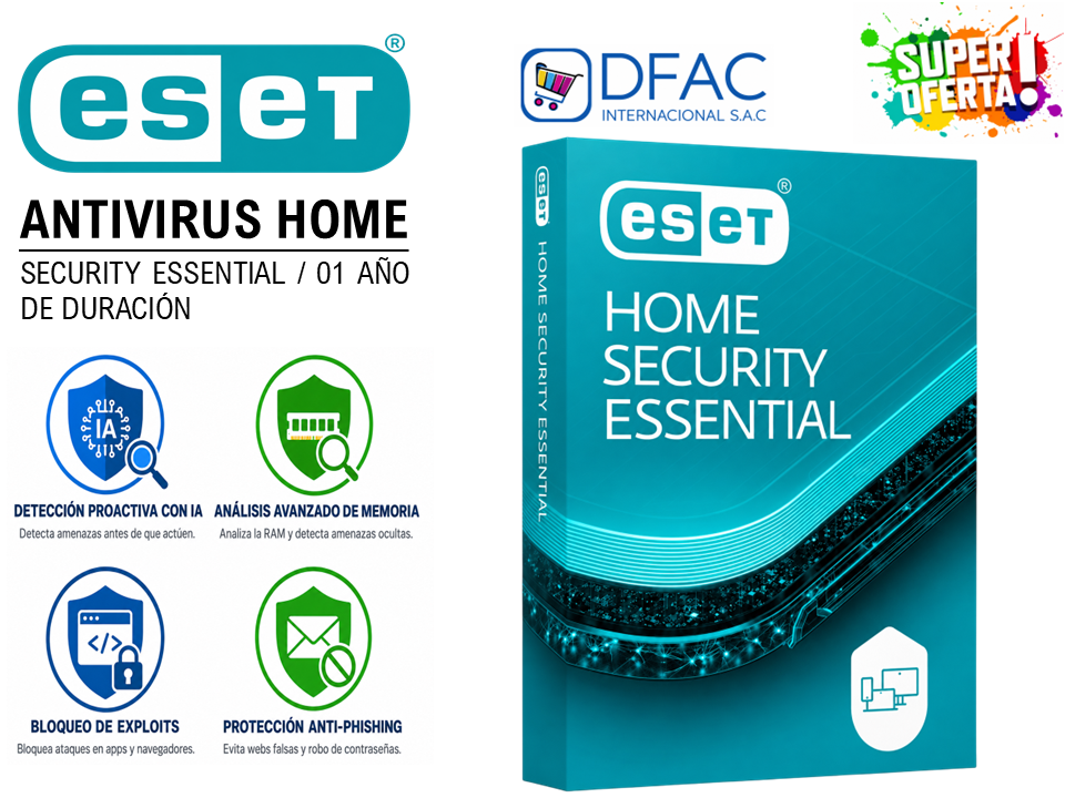 ANTIVIRUS ESET HOME SECURITY ESSENTIAL