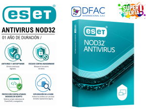 ANTIVIRUS ESET NOD32 / 12 MESES / 1 PC