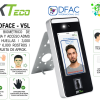 CONTROL DE ASISTENCIA TERMINAL Y ACCESO ZKTECO SPEEDFACE-V5L / 10,000 HUELLAS / 3,000 PALMAS / 6,000 ROSTROS / 10,000 TARJETAS DE PROXIMIDAD / 200,000 REGISTROS / ADMS